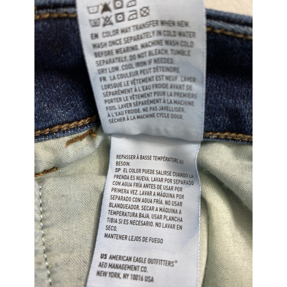 American Eagle Jeans Womens Size 000 Curvy Super Hi Rise Jeggings Stretch Denim - Picture 6 of 12